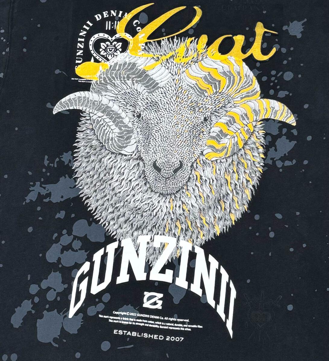 GUNZINII GOAT T.SHIRT – BLUE CITY NYC