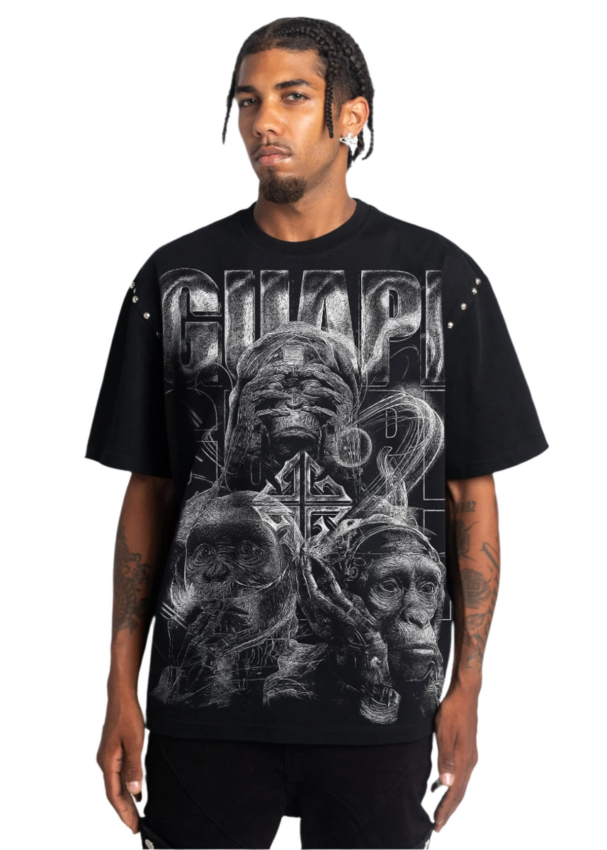 GUAPI OBSIDIAN SEE NO EVIL T.SHIRT – BLUE CITY NYC