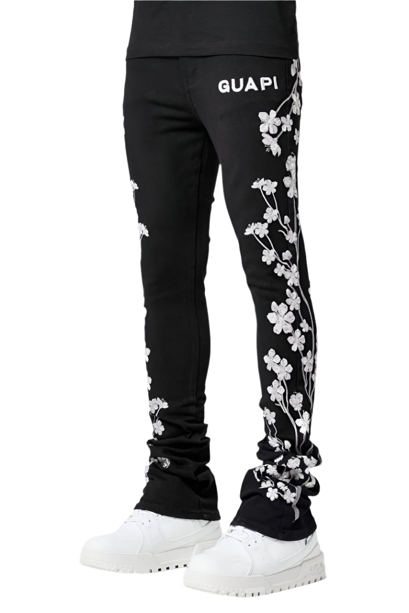 GUAPI OBSIDIAN BLOSSOM DENIM – BLUE CITY NYC