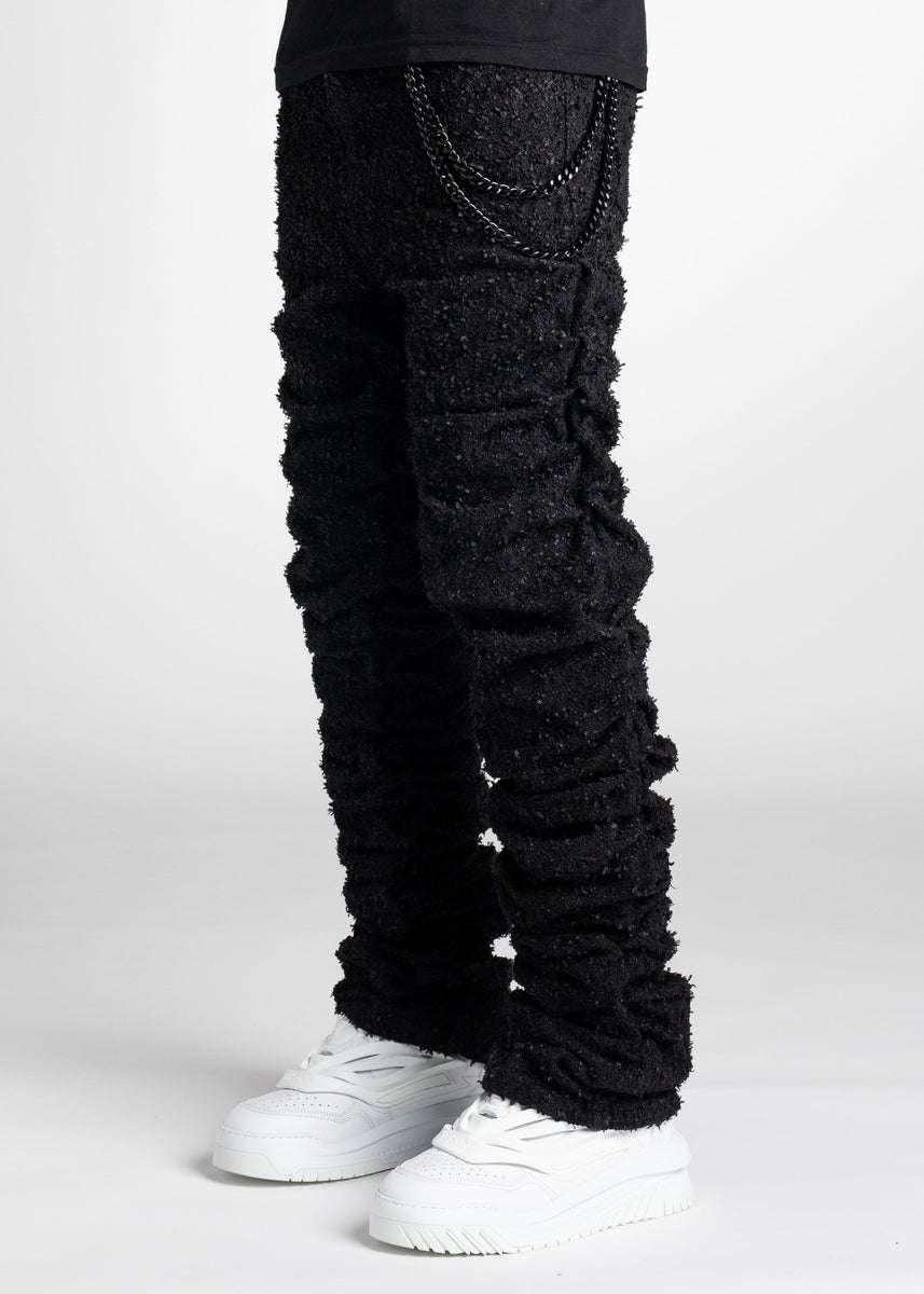 GUAPI ALL BLACK SUPER STACKED DENIM – BLUE CITY NYC