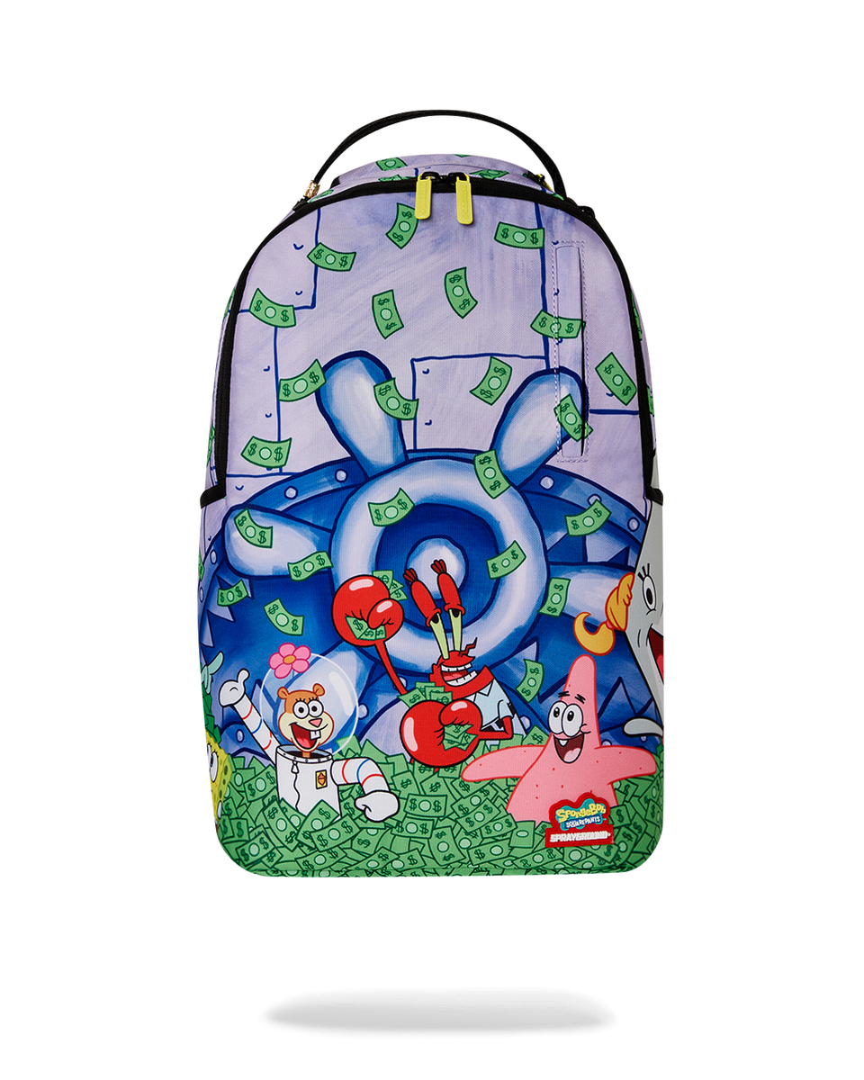 SPRAYGROUND SPONGEBOB CREW MONEY BATH BACKPACK
