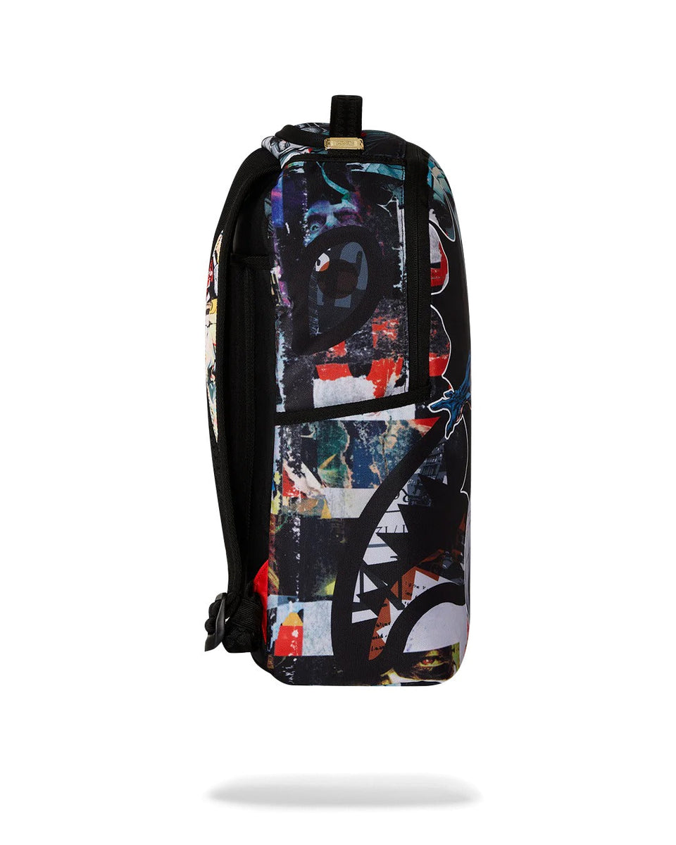 SPRAYGROUND BATMAN COLLAGE SHARK BACKPACK – BLUE CITY NYC