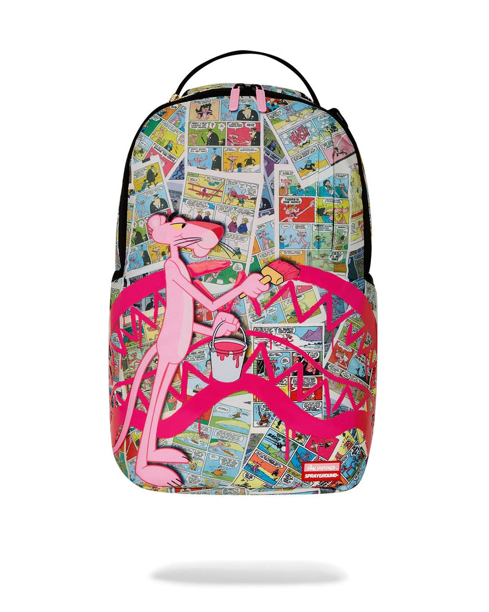 SPRAYGROUND PINK PANTHER PAINTING BACKPACK – BLUE CITY NYC