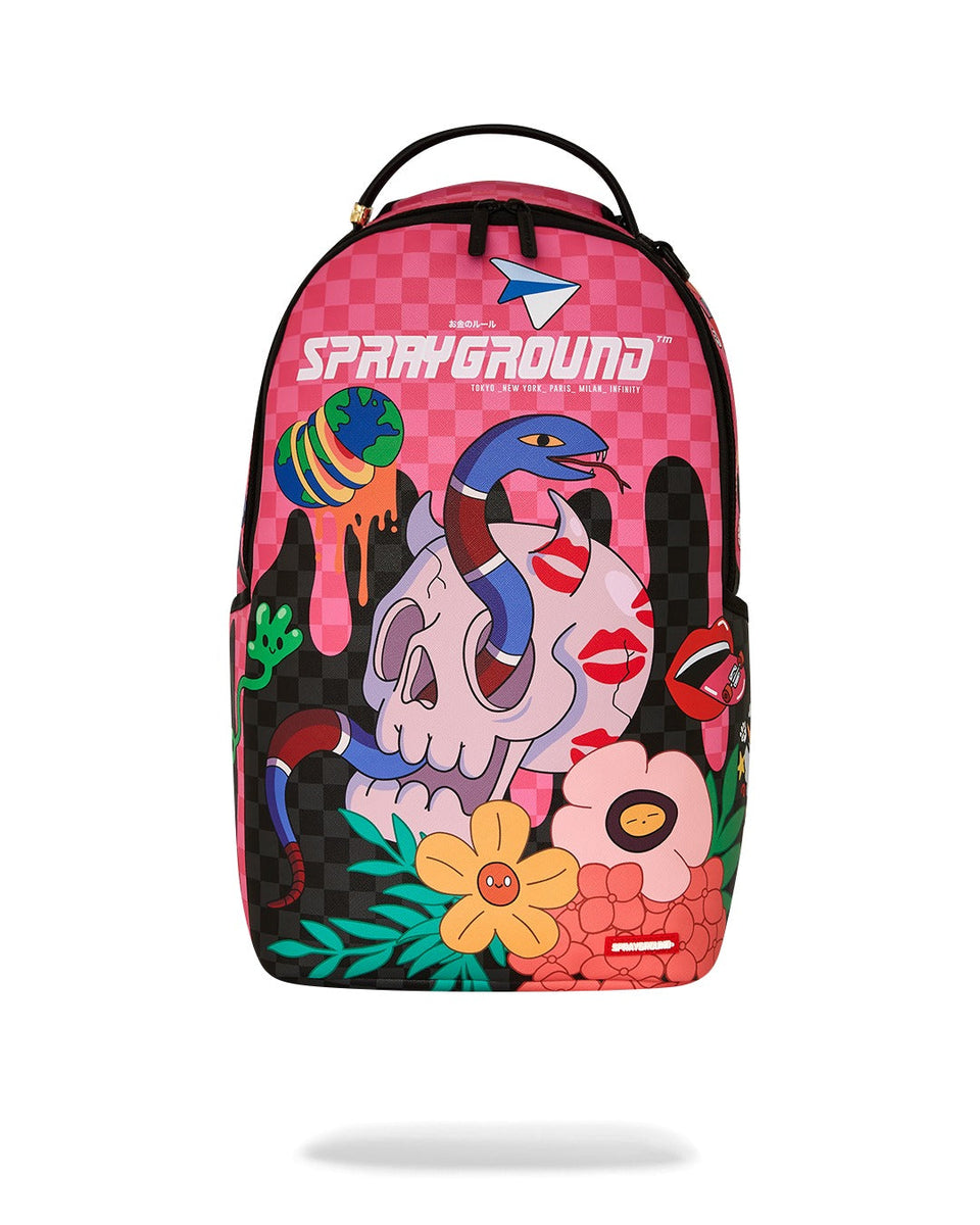 SPRAYGROUND WTF SKULL DRIP BACKPACK – BLUE CITY NYC