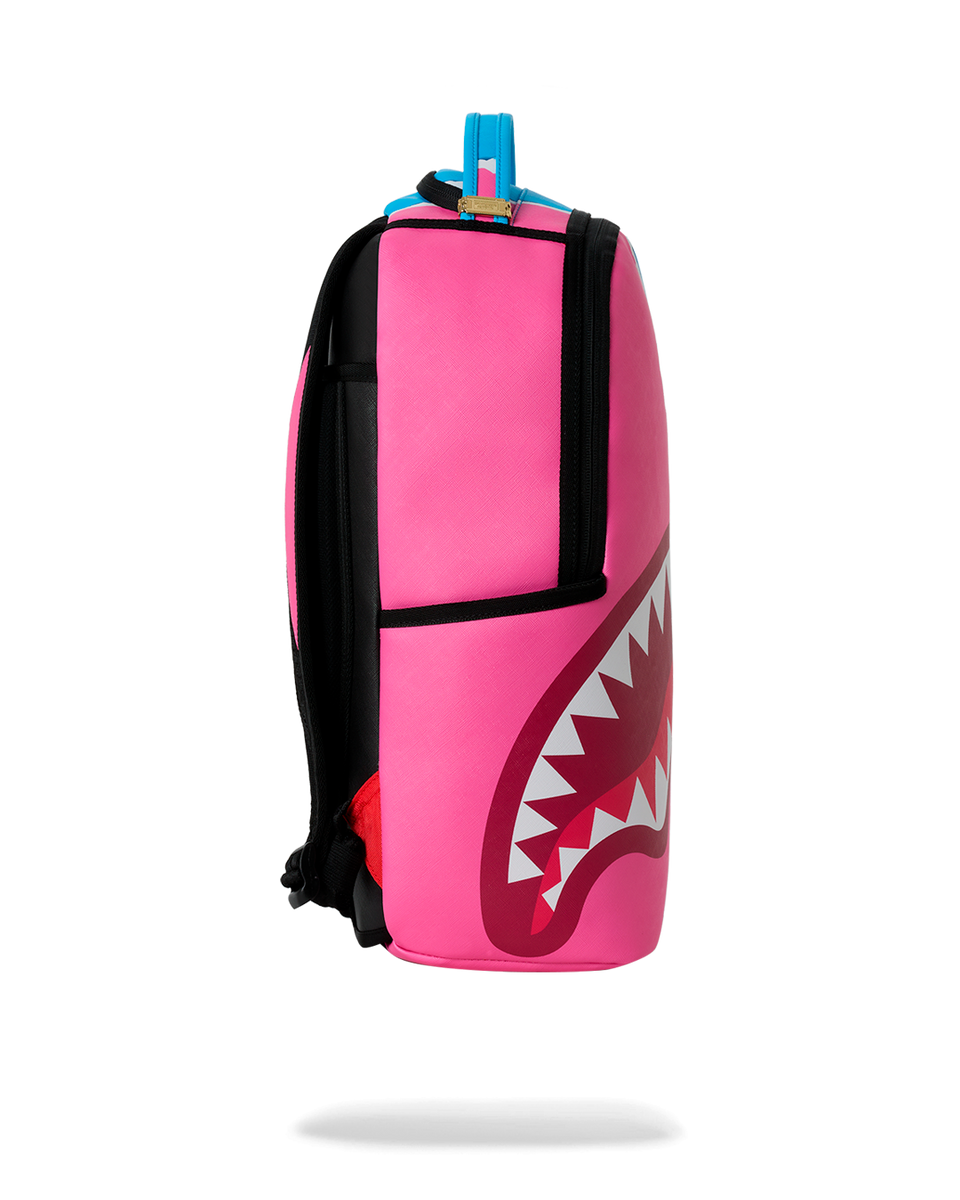 SPRAYGROUND SHARK CENTRAL COTTON CANDY BACKPACK – BLUE CITY NYC