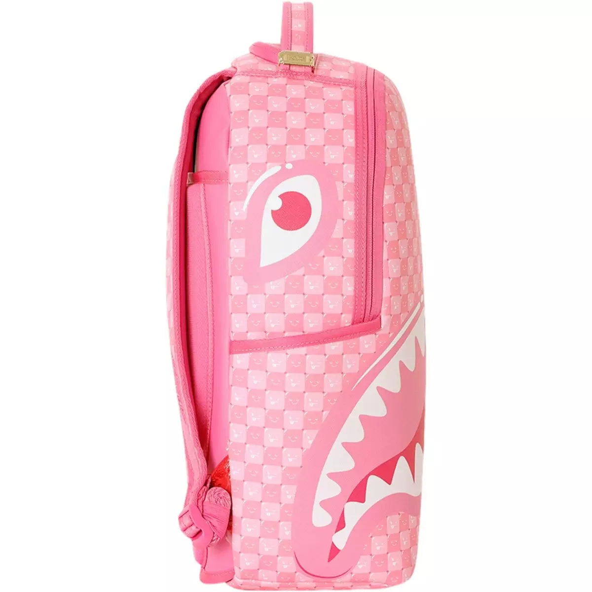 SPRAYGROUND SHINOBI SHARKS IN PARIS PINK CHECK FACES BACKPACK