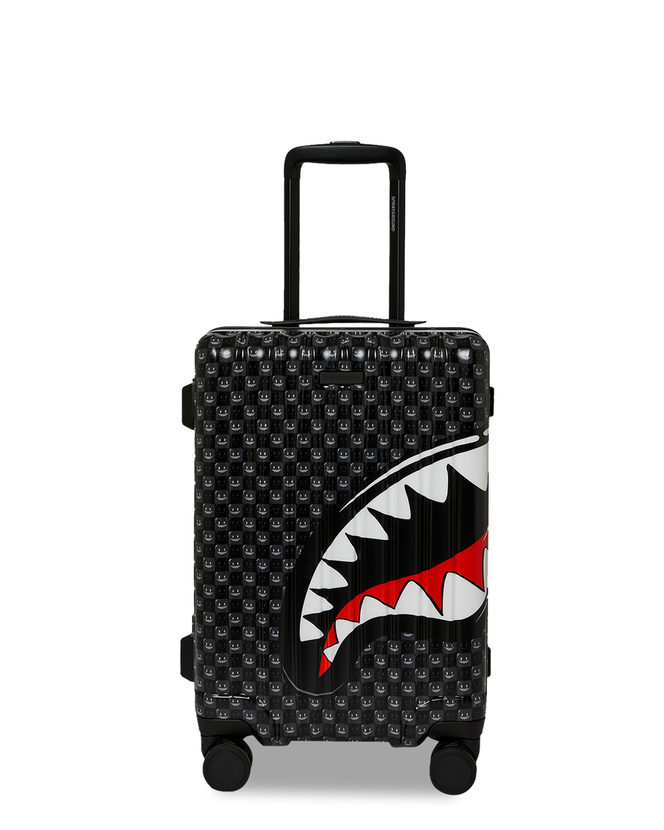 SPRAYGROUND SHINOBI SHARKS IN PARIS WTF BUBBLY CHECK CARRY-ON