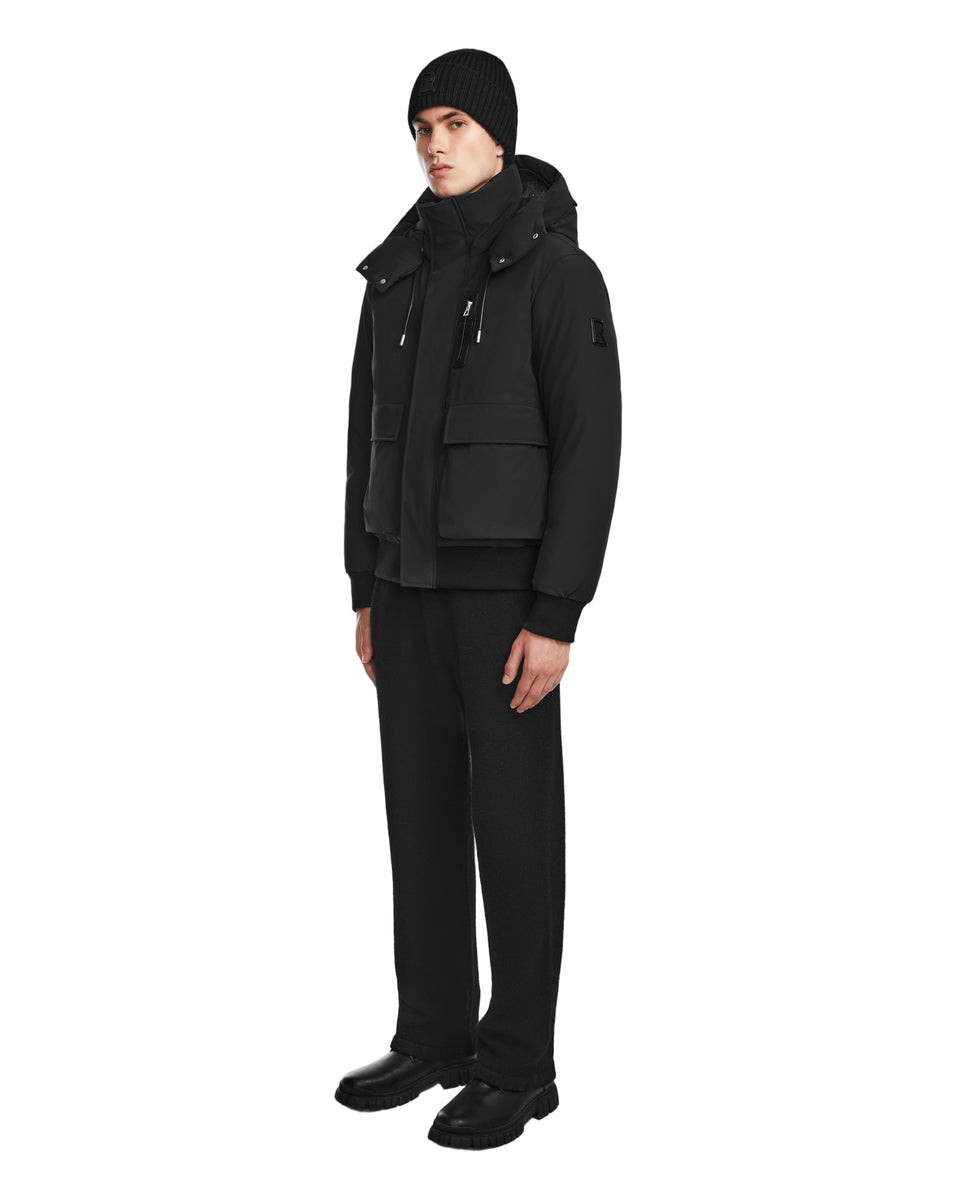 RUDSAK ASH MEN'S DOWN BOMBER JACKET – BLUE CITY NYC