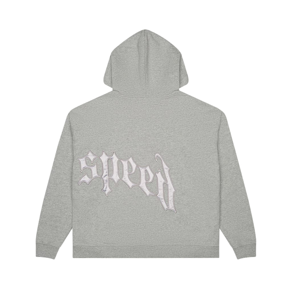 GODSPEED LOGO ZIP HOODIE – BLUE CITY NYC