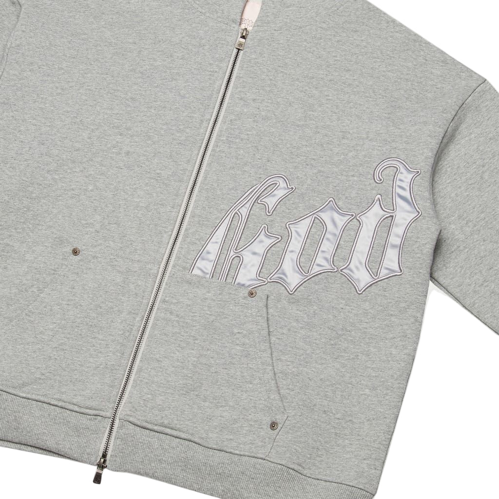 GODSPEED LOGO ZIP HOODIE – BLUE CITY NYC