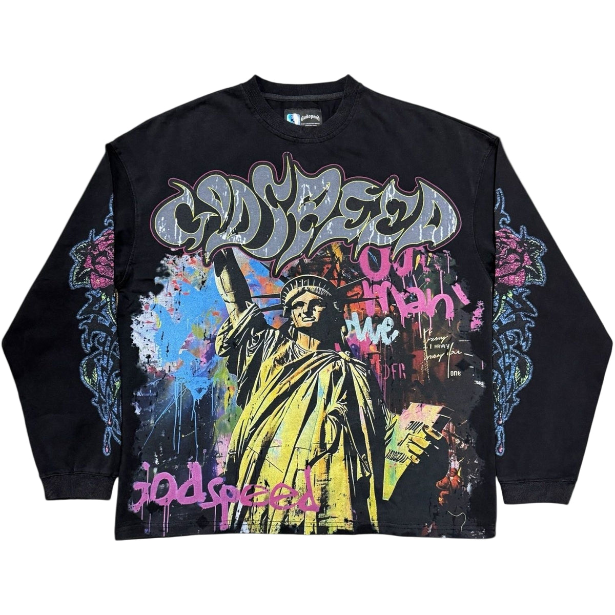 GODSPEED VANDAL LONG SLEVE T.SHIRT – BLUE CITY NYC