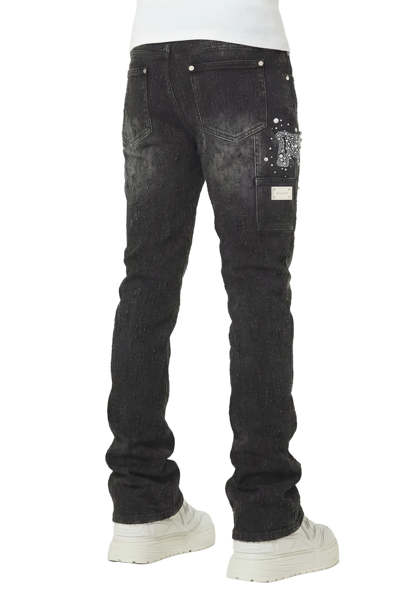 GUAPI PREMIUM スキニージーンズ ブラック　34 GUAPI OBSIDIAN BLACK UZI DENIM – BLUE CITY NYC
