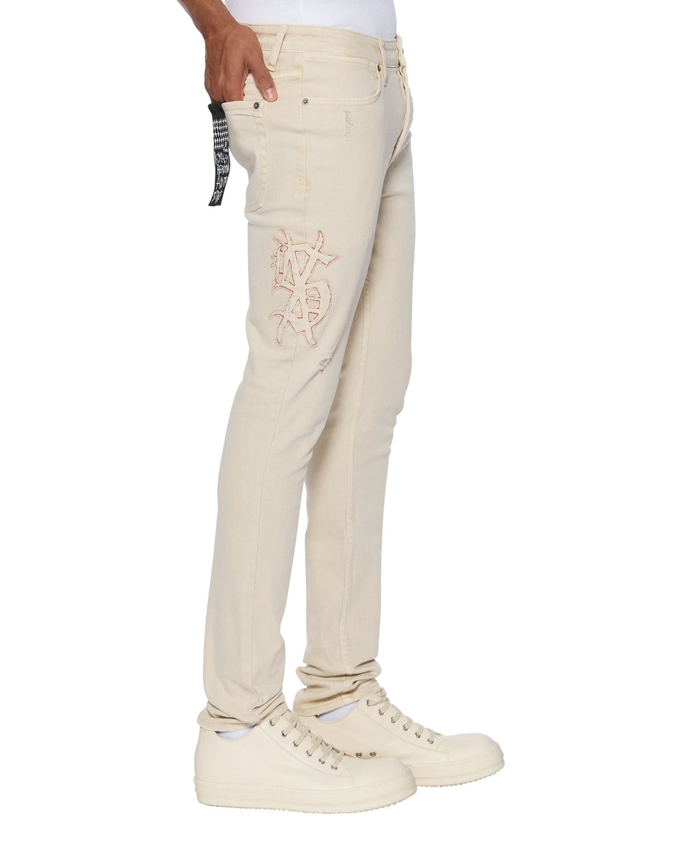 KSUBI VAN WINKLE ECRU PLAYOFF JEANS – BLUE CITY NYC