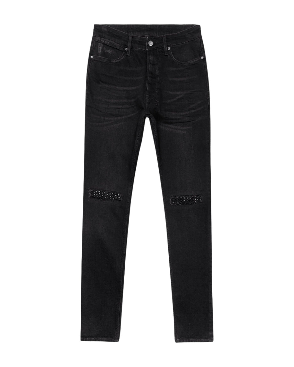 スキニージーンズ 黒　mnml AMIRI purplebland ksubi AMIRI スラッシャー スキニー ジーンズ ブラック (AMIRI/デニム