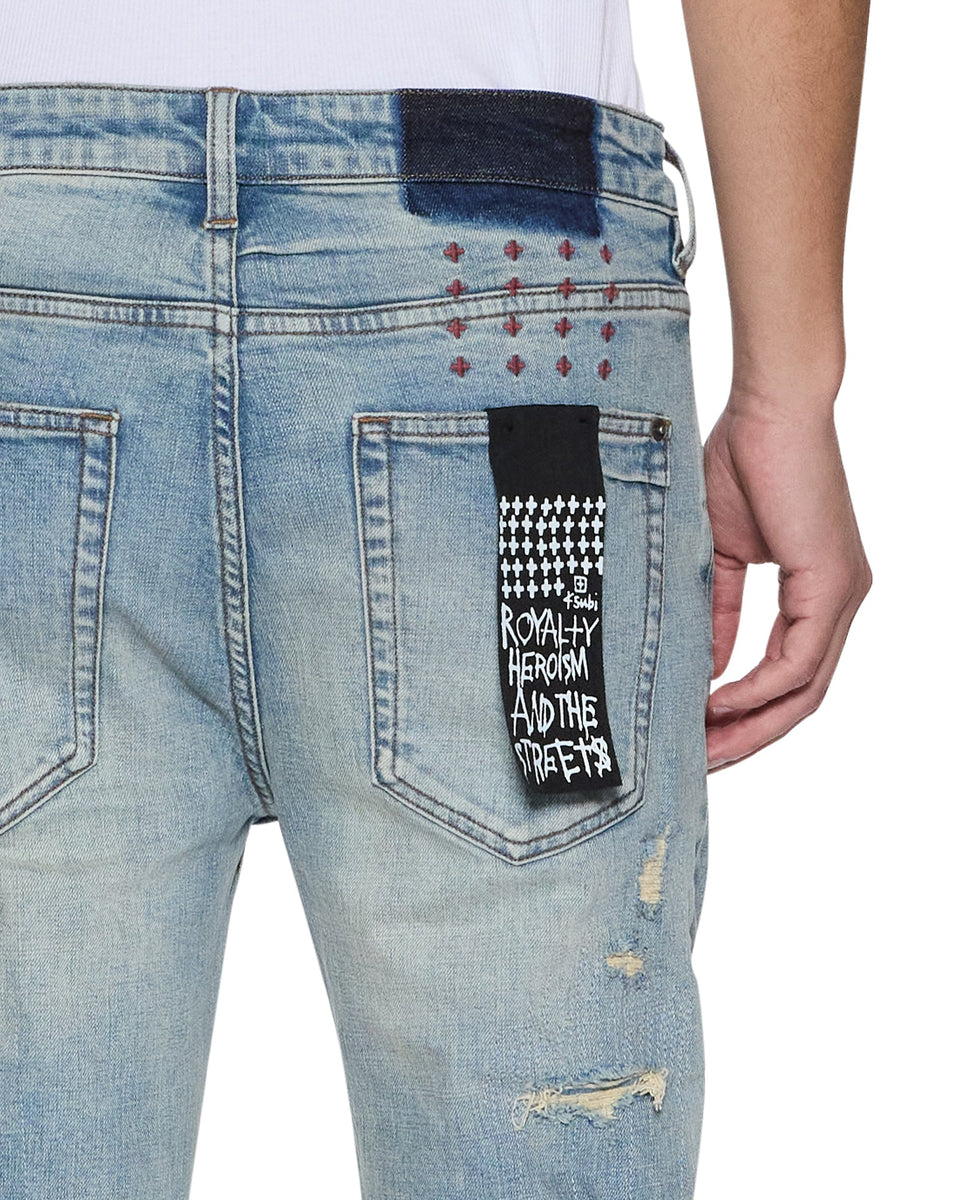 KSUBI VAN WINKLE SCARTER BLUE JEANS – BLUE CITY NYC