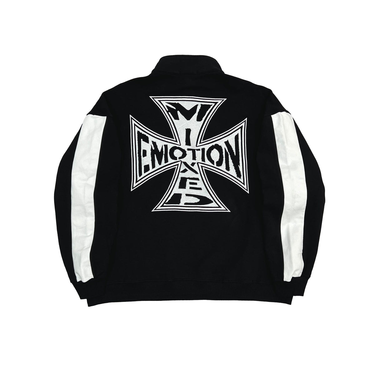 MIXED EMOTION QUARTER ZIP JACKET – BLUE CITY NYC