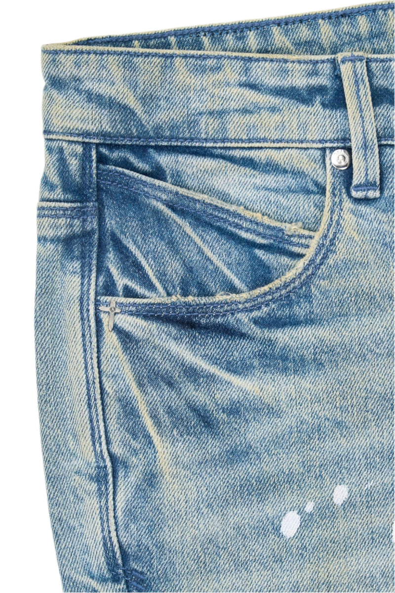 RTA CLAYTON SPLATTERED JEANS – BLUE CITY NYC