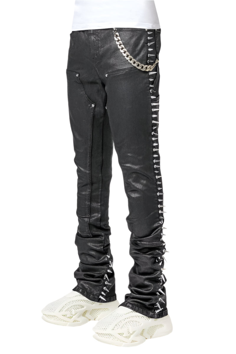 GUAPI OBSIDIAN BLACK SPIKES DENIM – BLUE CITY NYC