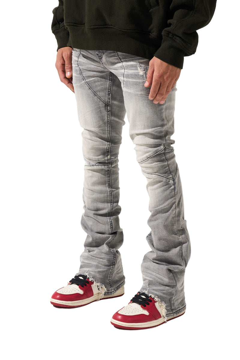 SERENEDE NOCTIS STACKED JEANS – BLUE CITY NYC