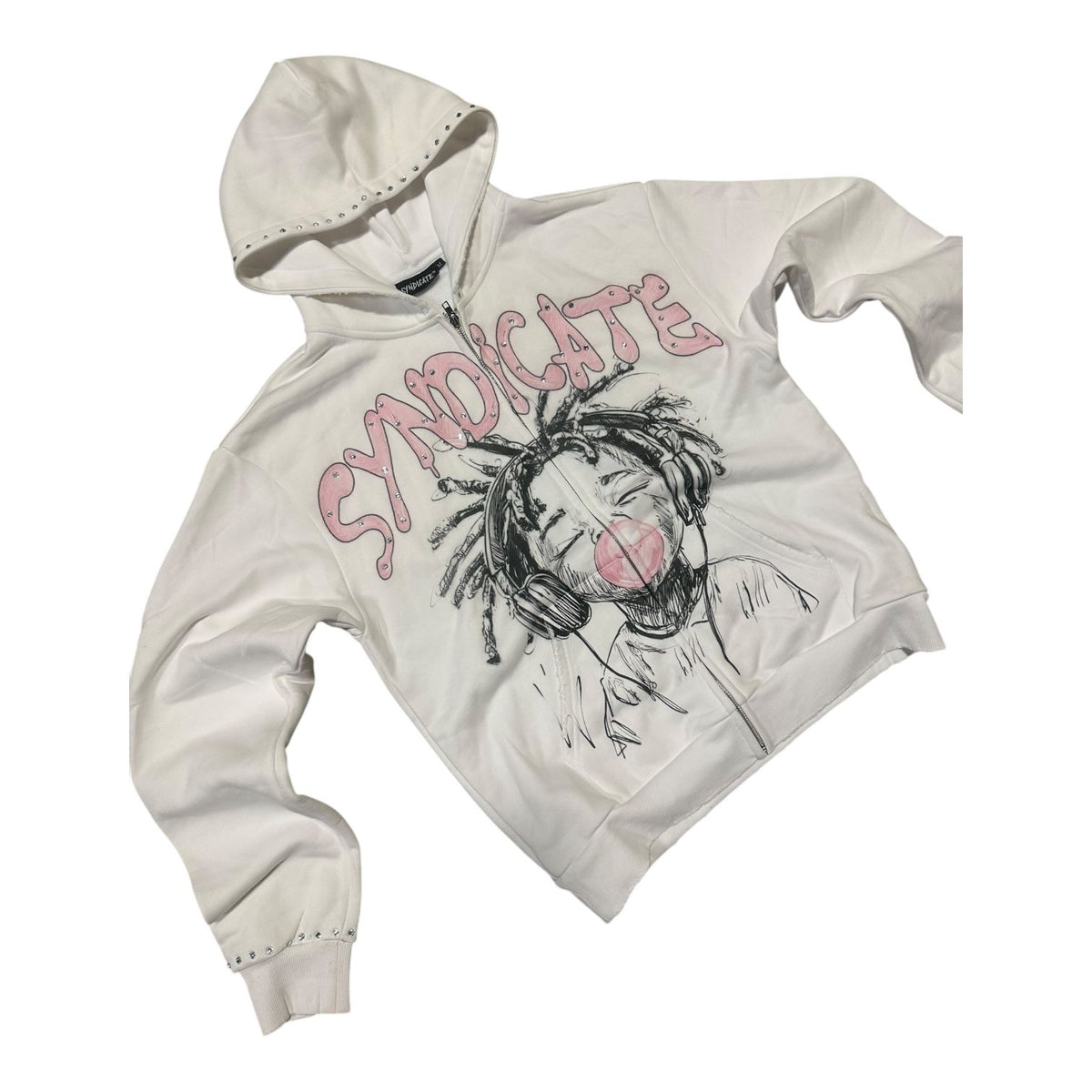 SYNDICATE YOUTH ZIP HOODIE – BLUE CITY NYC