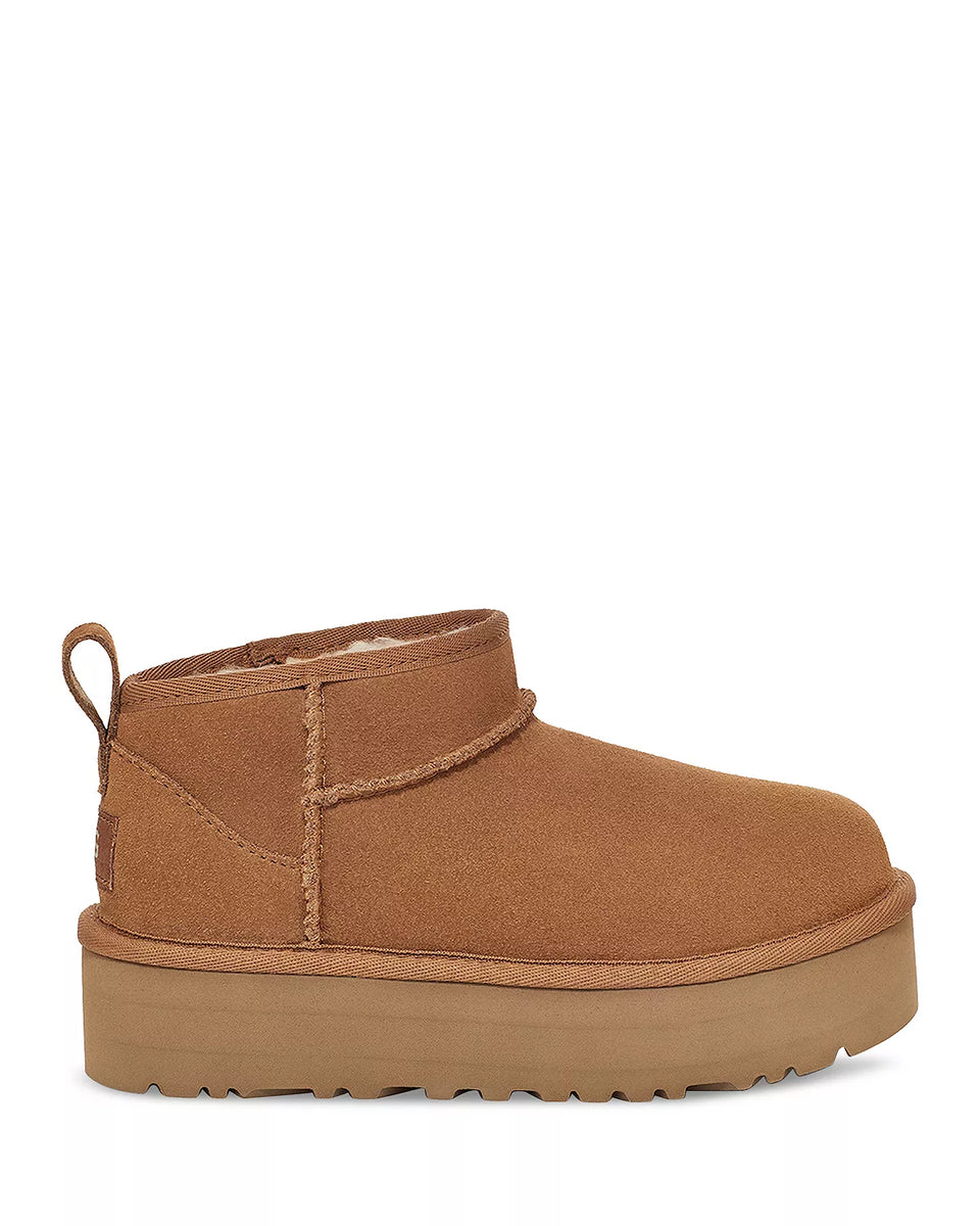 UGG KIDS CLASSIC ULTRA MINI PLATFORM – BLUE CITY NYC