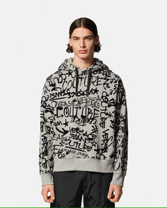 VERSACE JEANS COUTURE PULL OVER HOODIE (75GA13C0))