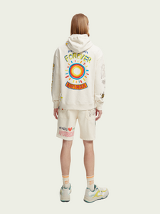 SCOTCH & SODA  RELAXED FIT ARTWORKHOODIE  (171667)