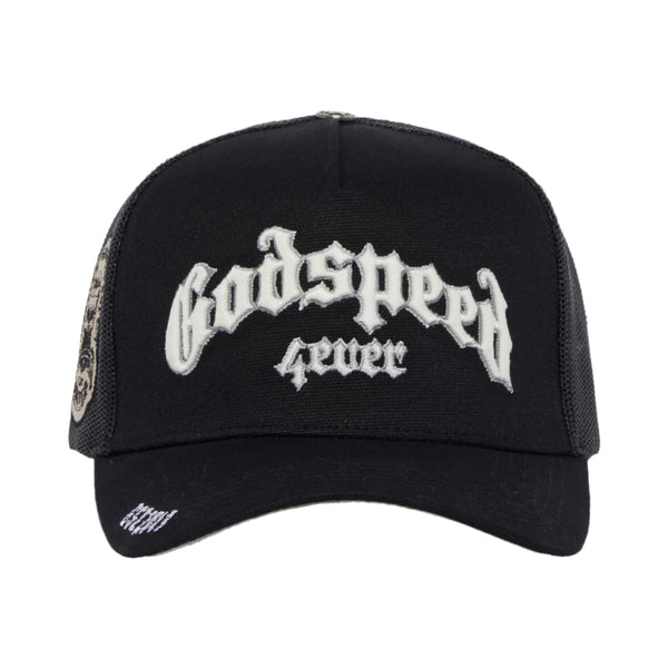 GODSPEED FOREVER TRUCKER HAT – BLUE CITY NYC
