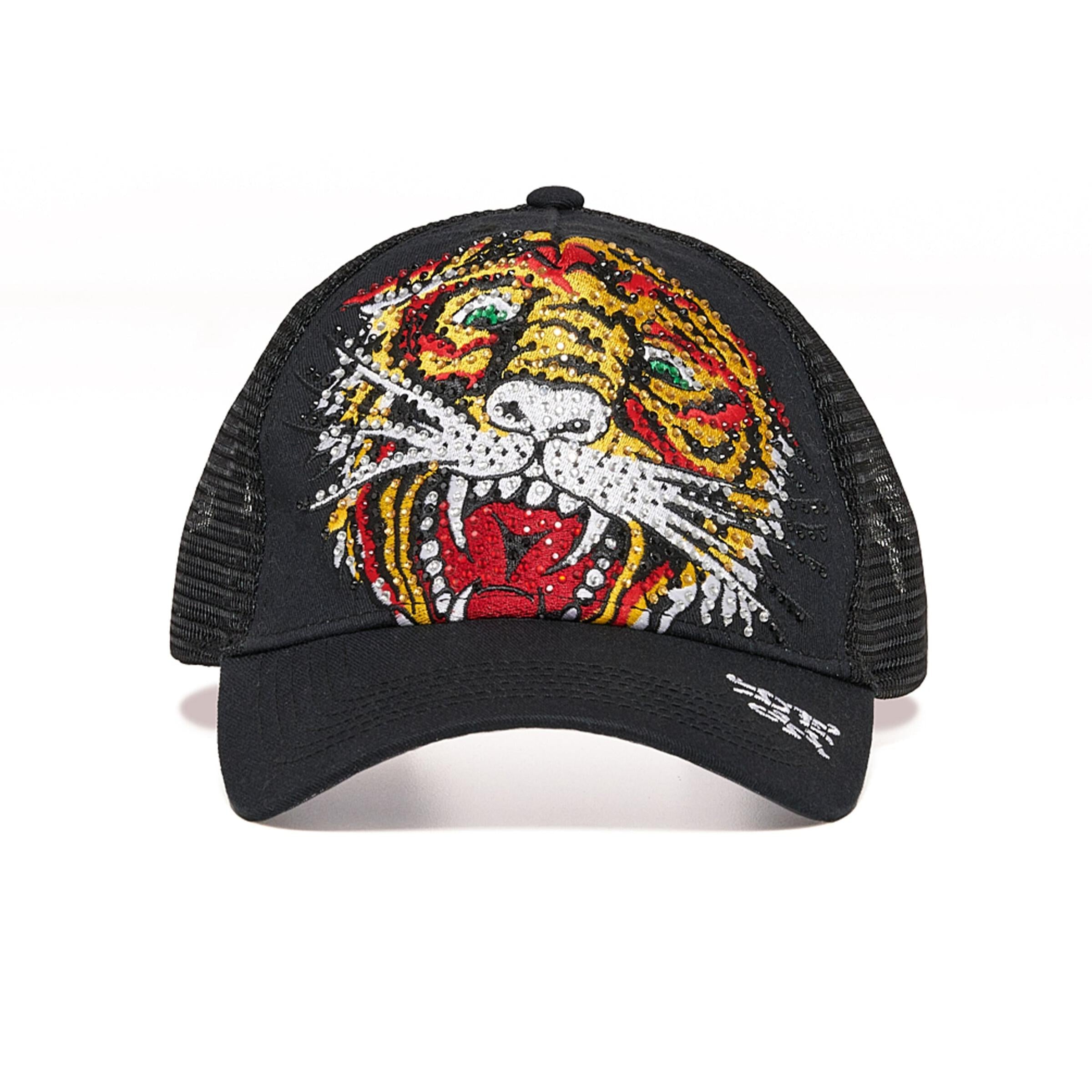 ED HARDY RHINESTONE TIGER HAT – BLUE CITY NYC