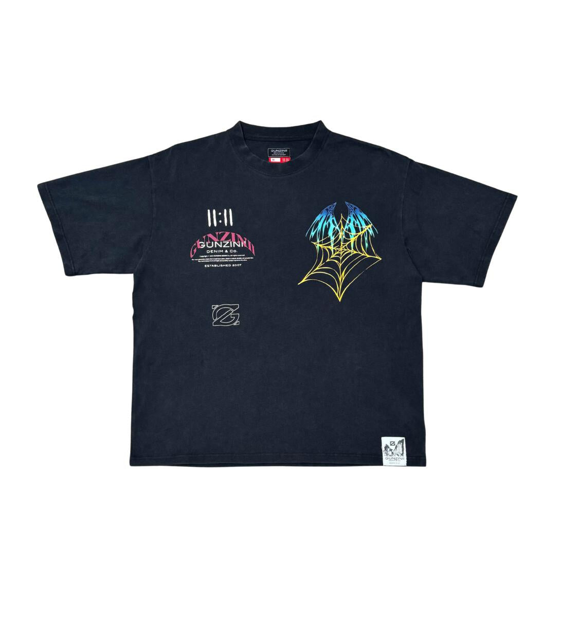 GUNZINII WEB T.SHIRT – BLUE CITY NYC