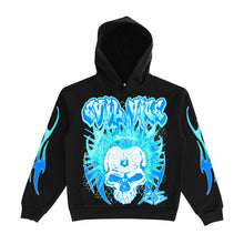 Load image into Gallery viewer, EVIL VICE EVERYONE CAGED FLAME PULLOVER HOODIE