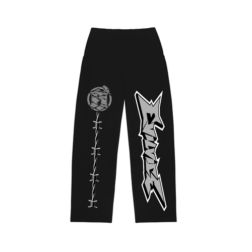 EVIL VICE BARBED SKULL SWEATPANTS