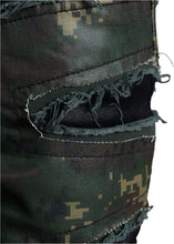 Load image into Gallery viewer, PAIN LAB BLACK CAMO SPLIT DENIM