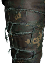 Load image into Gallery viewer, PAIN LAB CAMO DISTRESSED DENIM V2