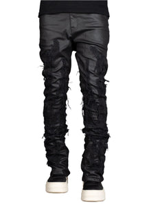 PAIN LAB BLACK WAXED DENIM