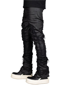 PAIN LAB BLACK WAXED DENIM