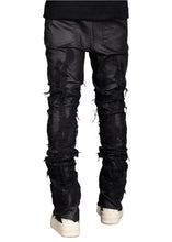 Load image into Gallery viewer, PAIN LAB BLACK WAXED DENIM