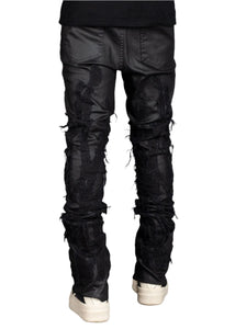 PAIN LAB BLACK WAXED DENIM