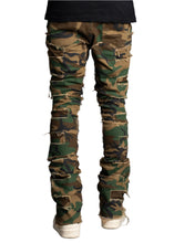 Load image into Gallery viewer, PAIN LAB CAMO DISTRESSED DENIM