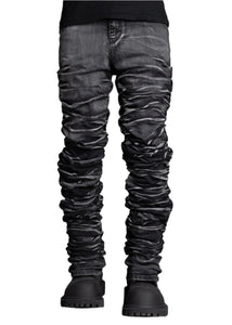 PAIN LAB JEANS GREY STACKED DENIM