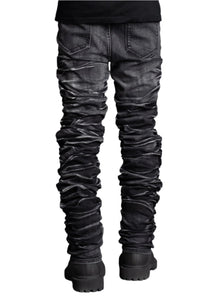 PAIN LAB JEANS GREY STACKED DENIM