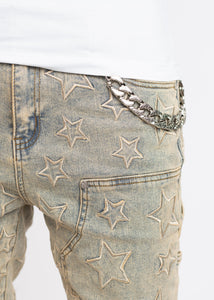 GUAPI VINTAGE STARS DENIM