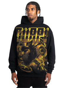 GUAPI CYBER YELLOW PULLOVER HOODIE