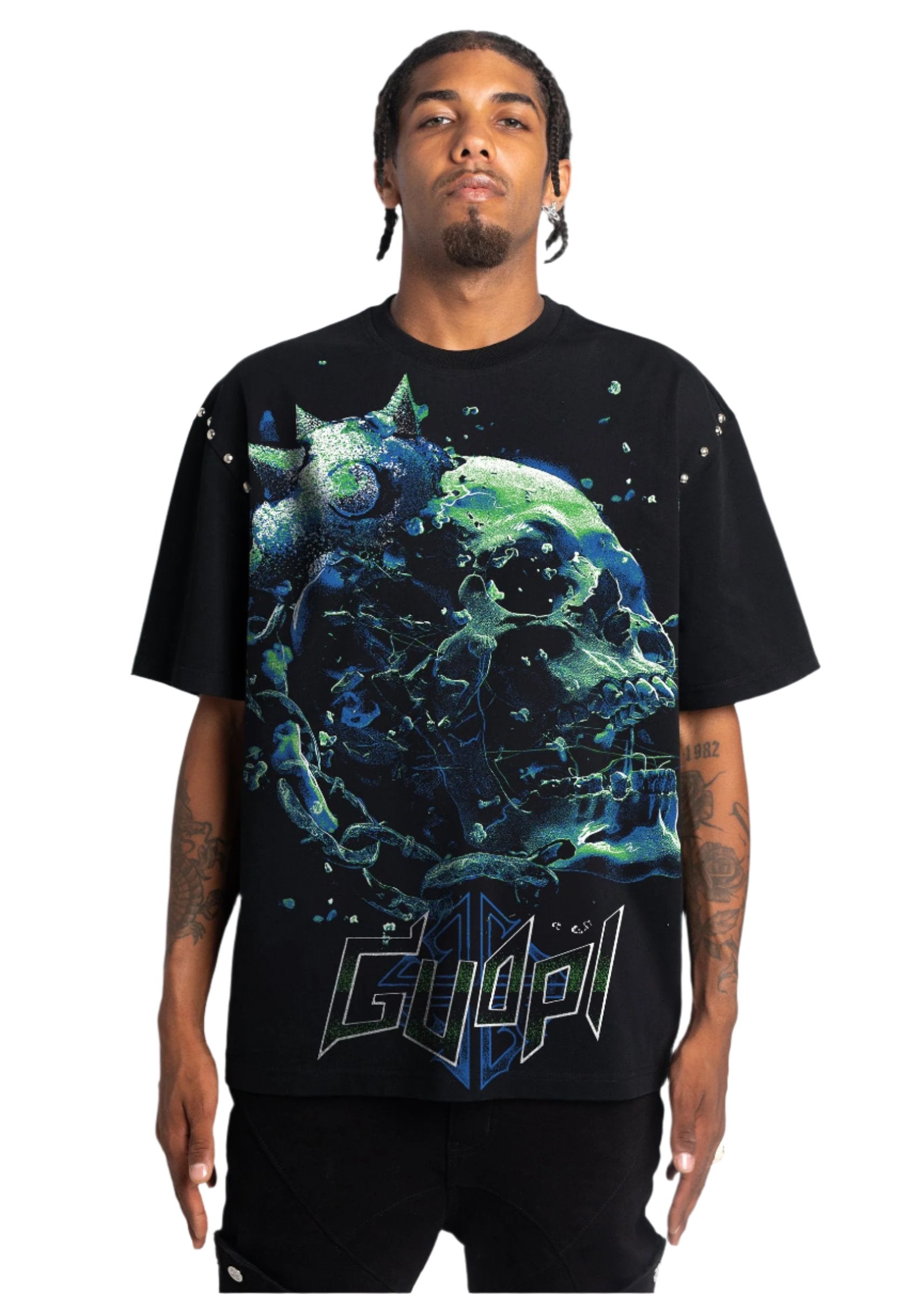 GUAPI SKULL CRACKER T.SHIRT – BLUE CITY NYC