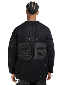 GUAPI ALL BLACK KNIT HOCKEY JERSEY