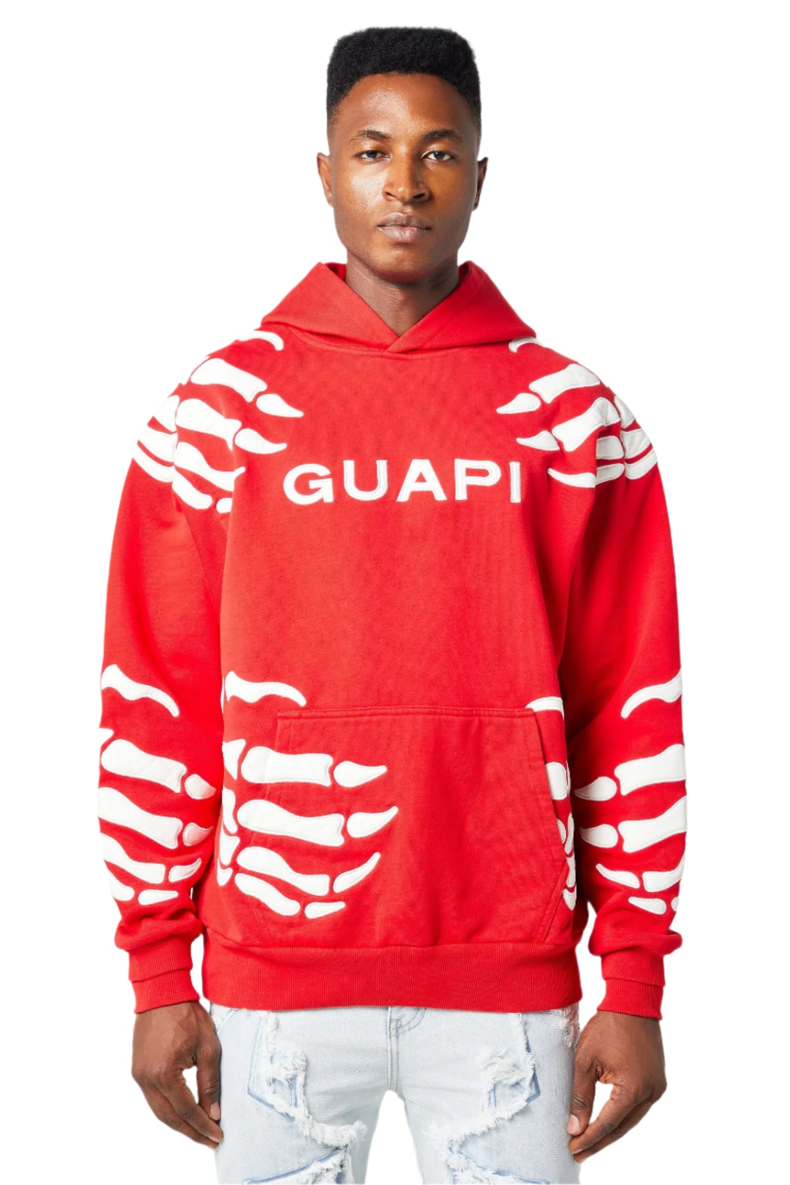 GUAPI HELL DRAGGER PULL OVER HOODIE – BLUE CITY NYC