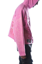 Load image into Gallery viewer, GUNZINII PINK SPYDER PULLOVER HOODIE