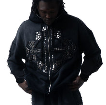 Load image into Gallery viewer, HUDSON MEN&#39;S KNIGHT ZIP FLEECE HOODIE