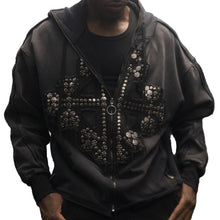 Load image into Gallery viewer, HUDSON MEN&#39;S KNIGHT ZIP FLEECE HOODIE