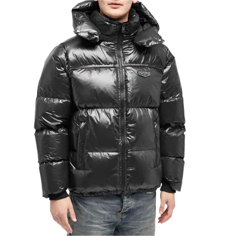 PURPLE BRAND NYLON DOWN PUFFER